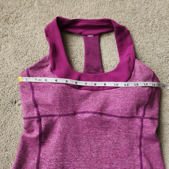 Lululemon Scoop Neck Athletic Tank Top Sleeveless Workout Gym Yoga Top Size 8 - Picture 5 of 8